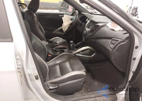 2016 Hyundai Veloster Turbo from USA, damaged, VIN KMHTC6AE1GU273559